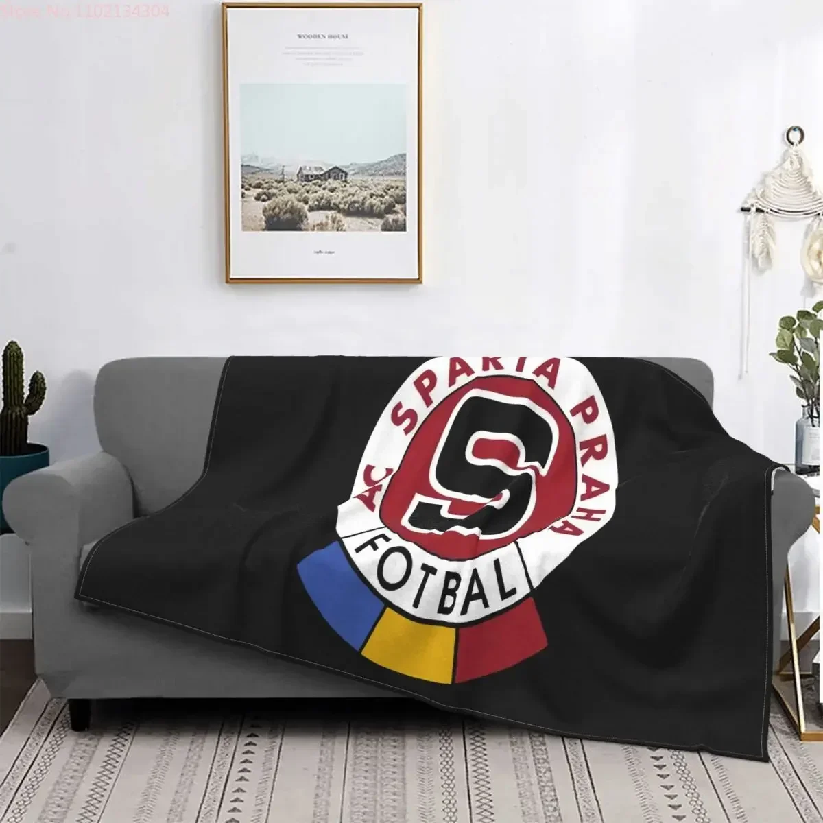 2022 Ac Summer Fitness Men Cotton T Czech Republic Sparta Praha Club Camiseta Iron Fans Flannel Blanket Custom Blankets