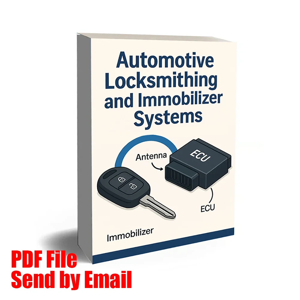 Automotive Lock-Smith Guide ECU Repair Ebook PDF Immobilizer Systems Identify Clone for Transponder Keys ECUs Essential Tools
