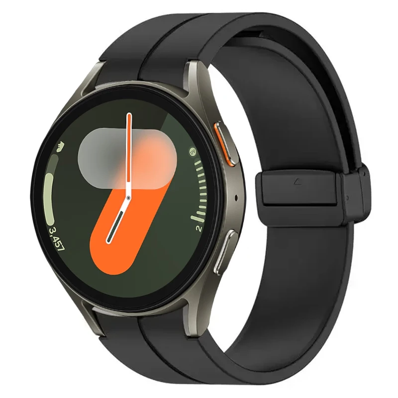 Silikon band für Samsung Galaxy Uhr 7 fe 40mm 44mm Armband Smartwatchh Magnets chnalle Armband Galaxy Watch 7 Armband