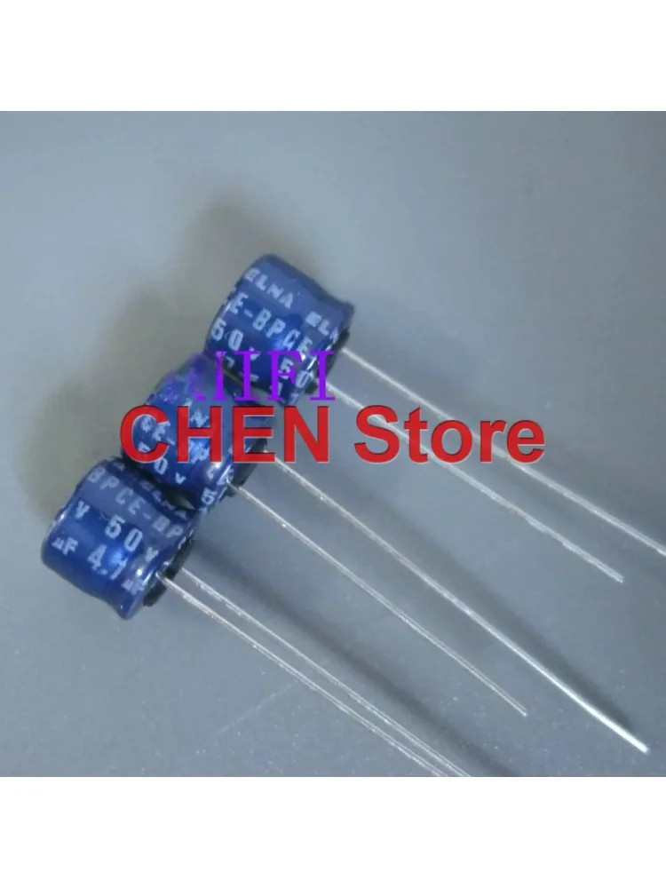 50PCS/lot original ELNA BP 50V4.7UF 6X5MM 85C CE-BP 4.7UF 50V electrolytic capacitor free shipping