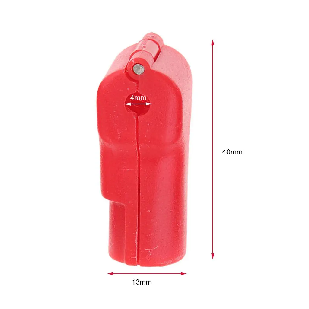 100pcs Red Retail Shop Security Display Hook Anti Sweep Theft Stop Lock 4mm/4.5mm/5mm/6mm/7mm/8mm