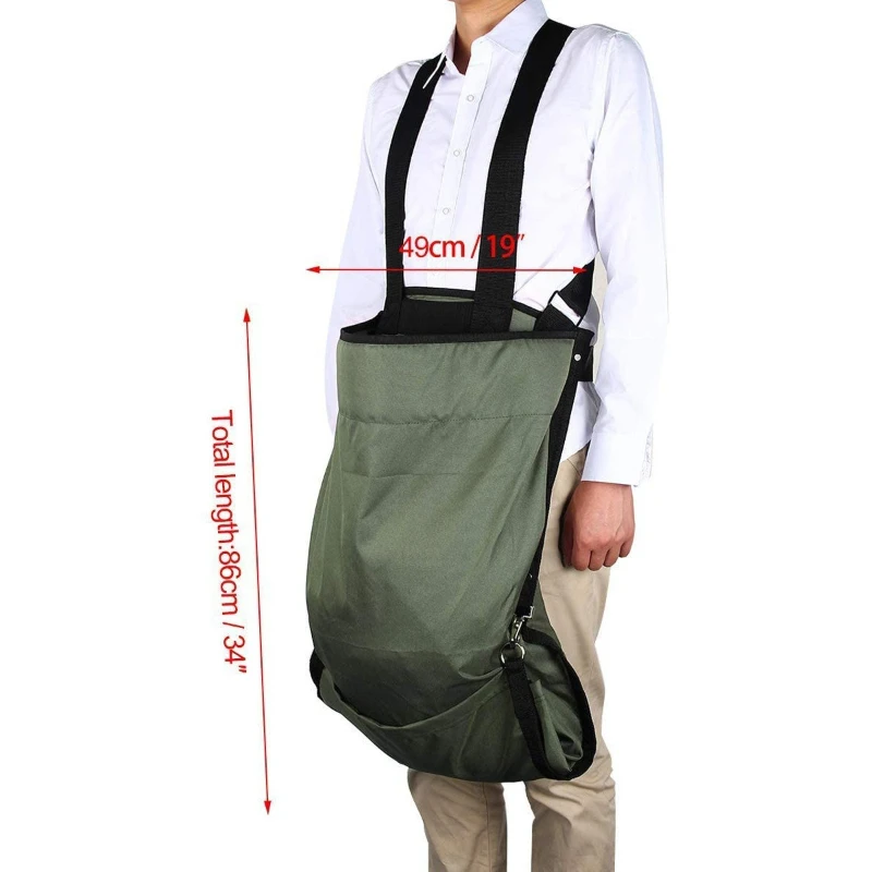 Fruit Picking Bags Foldable Orchard Picking Bags with Adjustable Shoulder Straps Garden Vegetable Fruit Picking Storage Bags