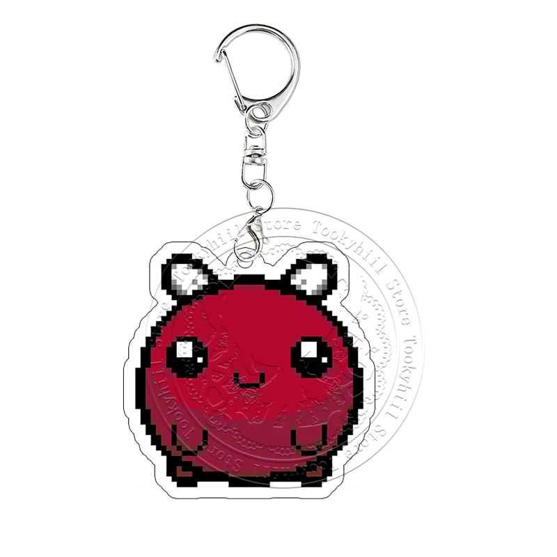 Pixel The Binding of Isaac Acryl-Schlüsselanhänger Book of Belial Samson Cain Taschenanhänger Cartoon-Spiel-Sammlung Cosplay-Schlüsselring – Detail 16