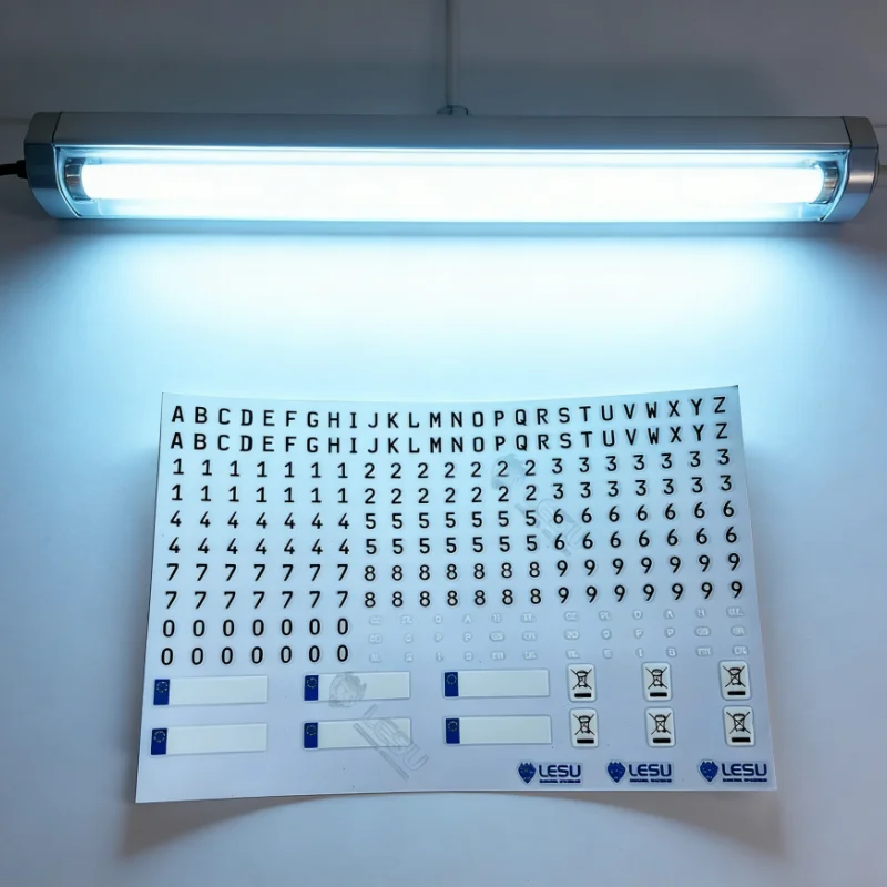 1/14th Toy Truck License Plate Sticker Number Plate Decoration For Tamiya LESU 1/14 RC Tractor Truck Parts Accessories ZK-K060