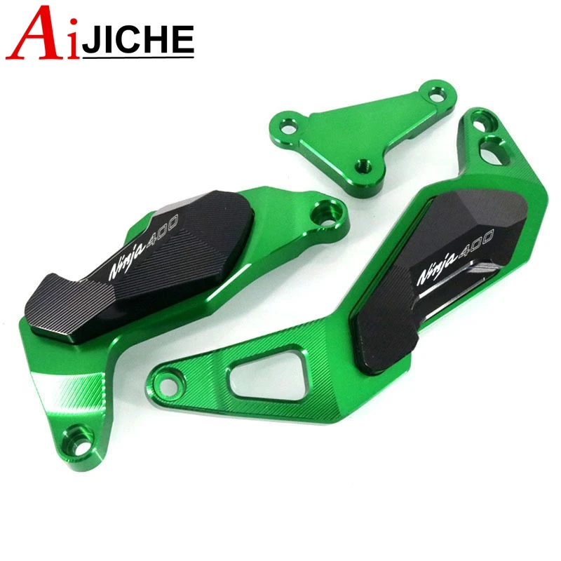 Motorcycle CNC Engine Crash Guard Stator Frame Slider Protector For KAWASAKI NINJA400 NINJA 400 2018-2023