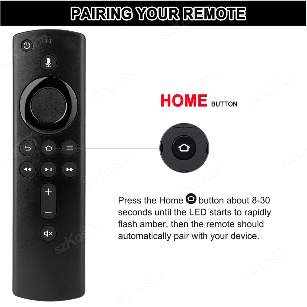 L5B83H Replacement Voice Remote Control (2nd GEN) with Power and Volume Control for Fire TV Stick Lite 4K 2nd Gen