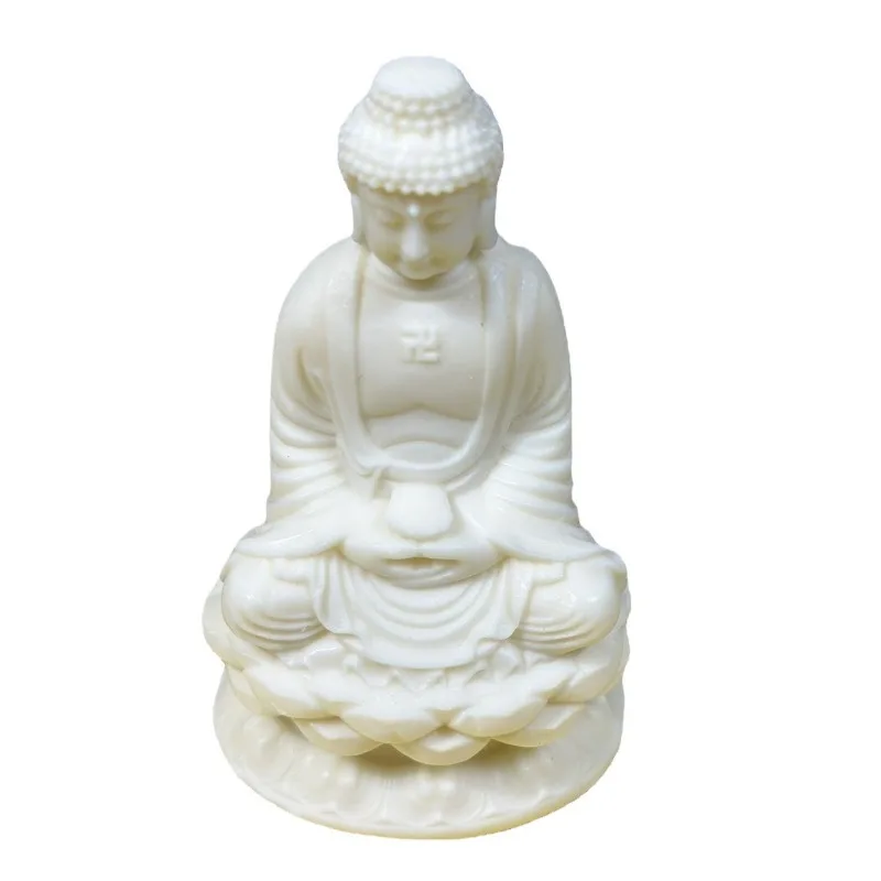 Ivory Fruit Avalokitesvara Carved Buddha Statue Home Desktop Crafts Ornaments Home Living Room Decoration Accessories