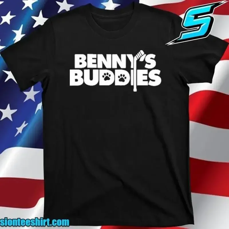 Sam Bennett Wearing Bennys Buddies T Shirt