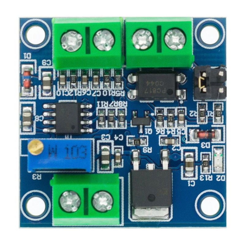 Módulo convertidor de voltaje PWM de 0-100% a 0-10V para PLC MCU señal Digital a analógica módulo de potencia convertidor ajustable PWM