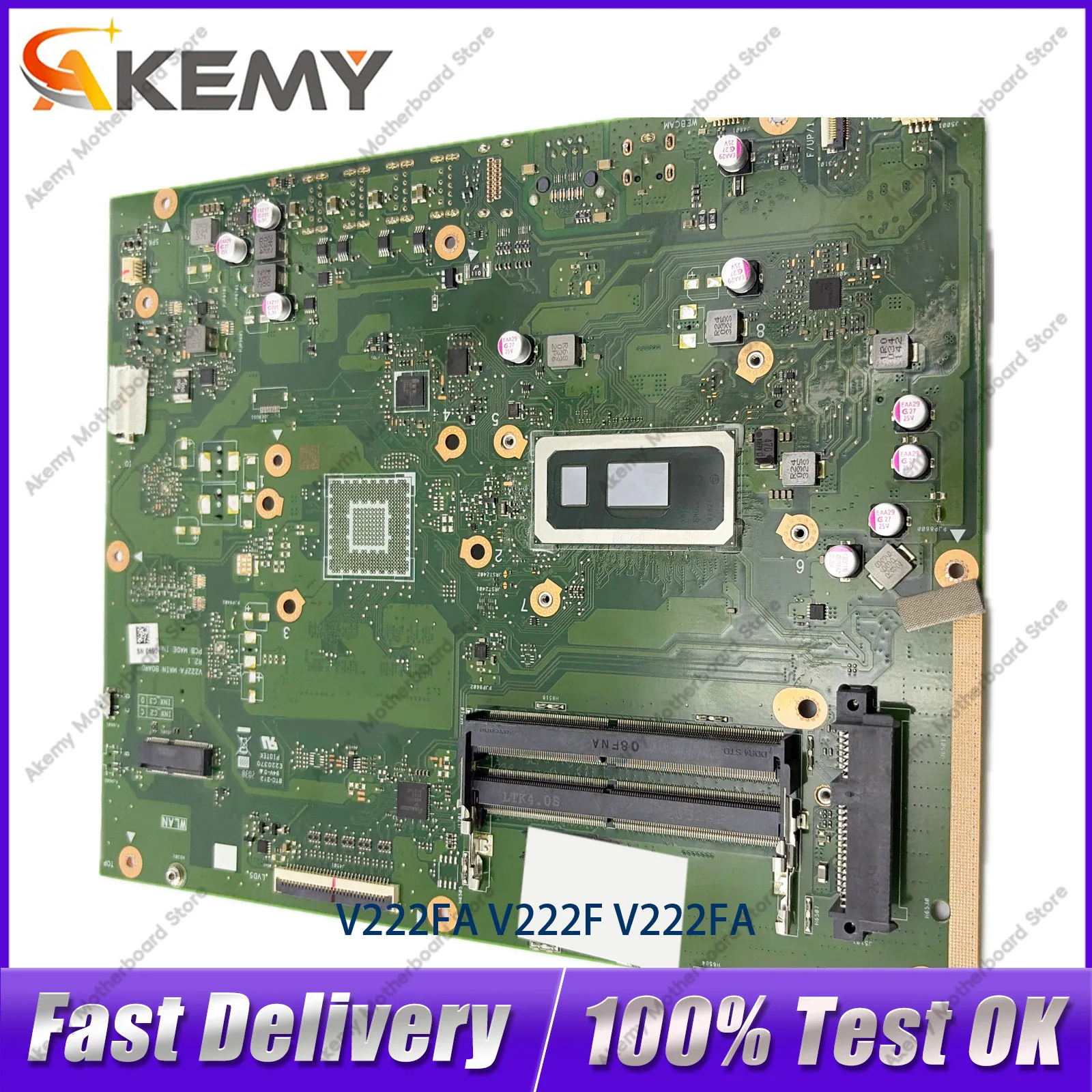 V222FA Motherboard For ASUS Vivo AiO V222F V222FA V222FB Mainboard With 10th Gen I3 i5 i7 tests OK fast shipping High quality