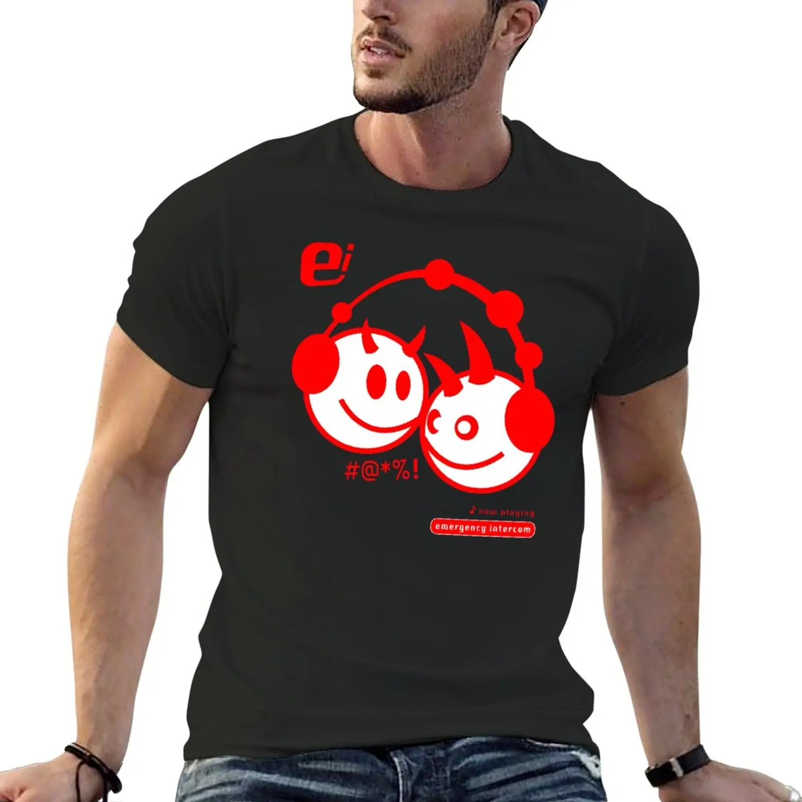 emergency intercom T-Shirt oversized customs design your own t shirts for men cotton