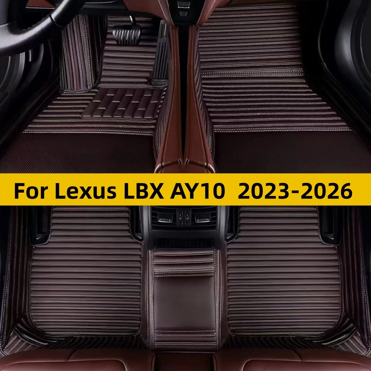 Custom Car Floor Mats For Lexus LBX AY10 2023 2024 2025 2026 Vehicle Full Set Foot Mat Rugs Auto Anti Slip Carpet Pads