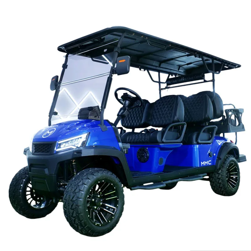 Professional Smart Chinese New Energy Luxury 2 4 6 8 10 Seater Off Road Club car Hunting Golf Cart Buggy for sale