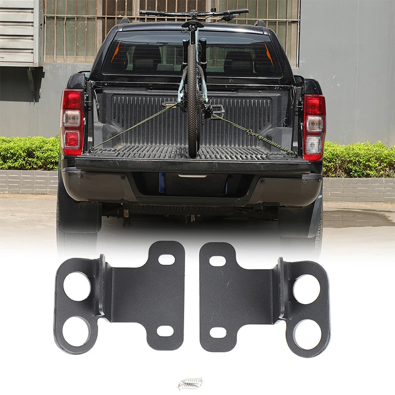 

For Ford Ranger Wildtrak T6 T7 T8 15-21 Carbon Steel Truck Tailgate Trunk Luggage Anchor Cleat Hook Fastner Clip Car Accessories