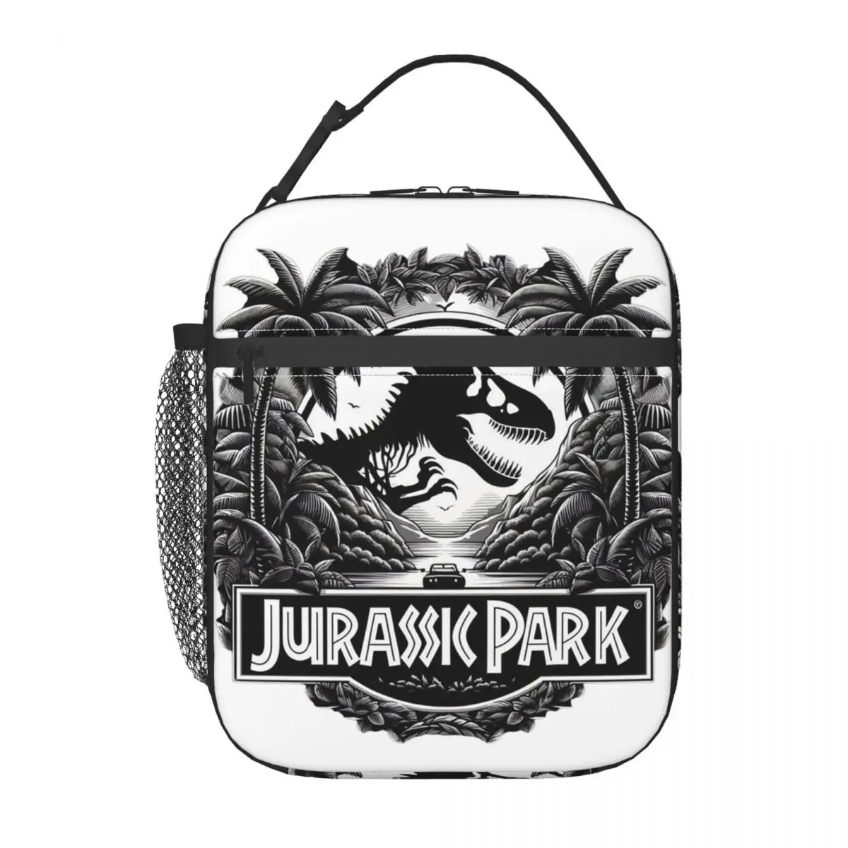 

Изолированная сумка для обеда с логотипом Jurassic World и изображением динозавров, для женщин и детей, портативная термосумка для еды, термосумка-тоут