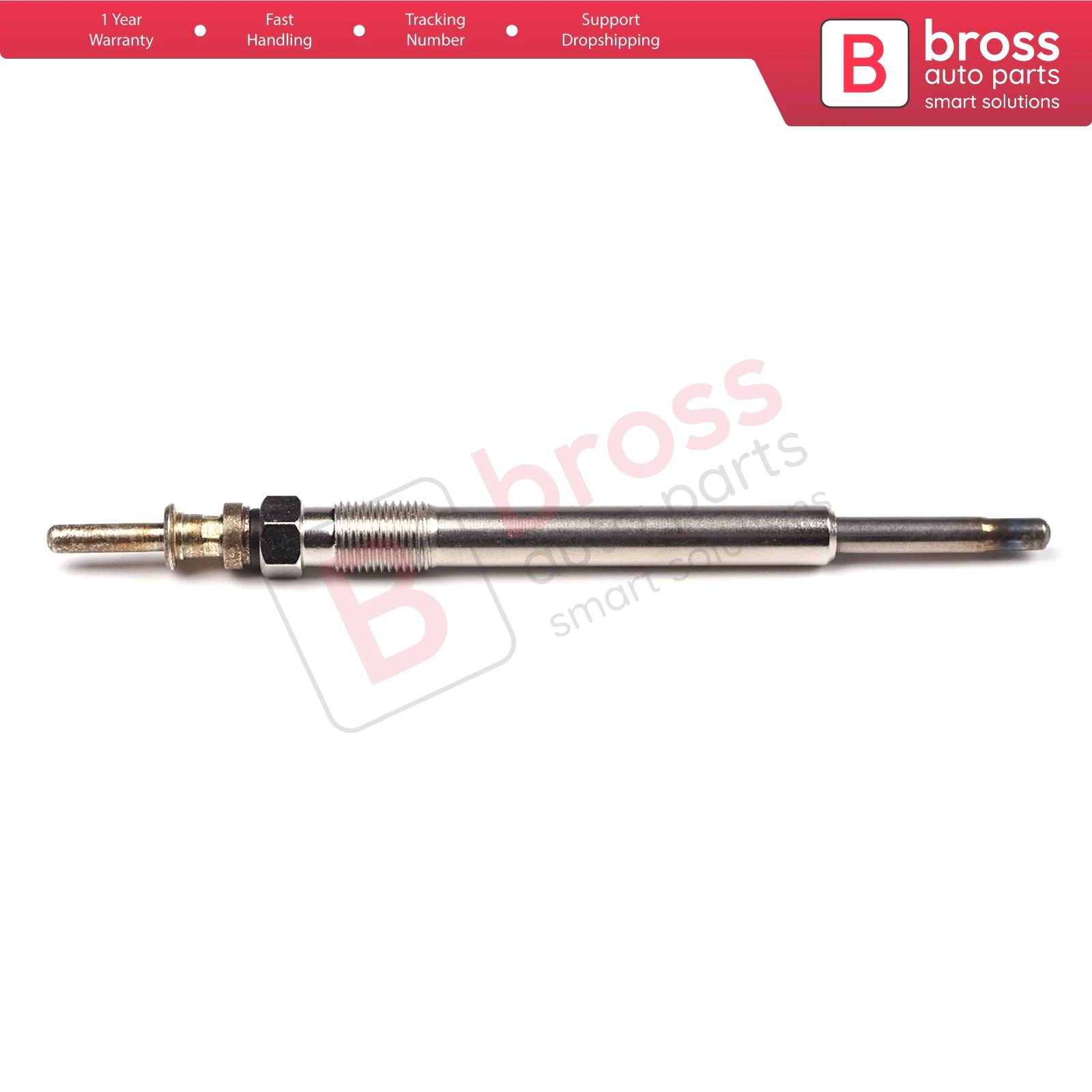 Bross Auto Parts BGP39 1 Piece Heater Glow Plugs GX133, 0 100 226 370, GN025 for BMW E38 740d Fast Shipment Ship From Turkey