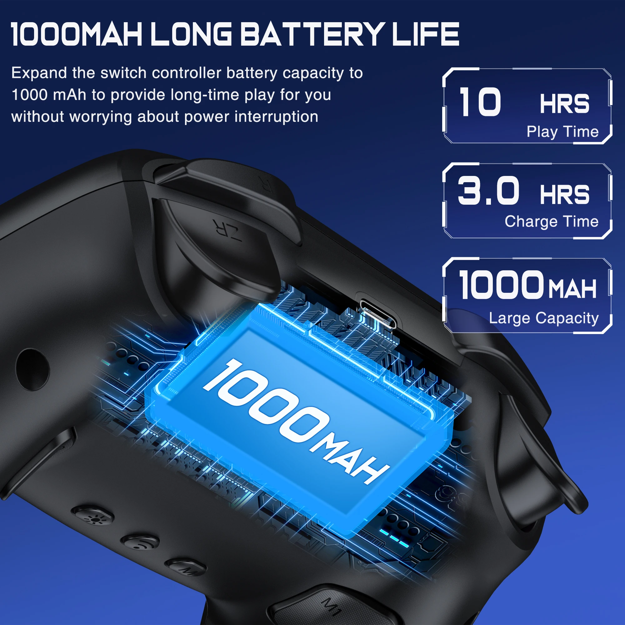 وحدة تحكم لاسلكية مع محول بلوتوث لوحدة تحكم الكمبيوتر لجهاز نينتندو سويتش برو وحدة التحكم هول تأثير عصا التحكم غمبد #5