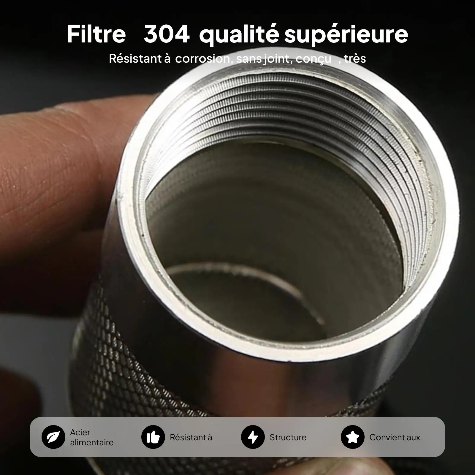 Durable Hose Inlet Strainer Filter Stainless Steel for Garden Water Pump Outdoor Irrigation Drip Hose