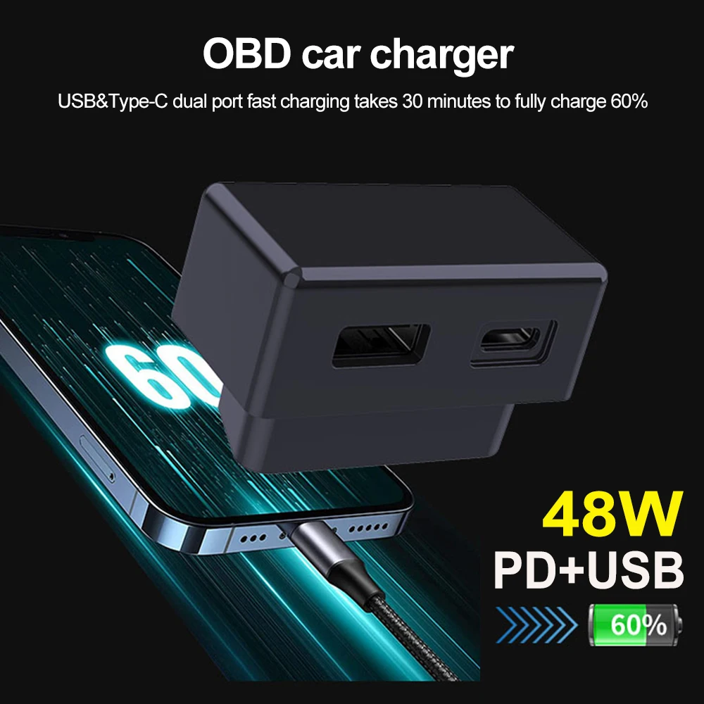 OBD-Stecker für Tesla Model 3 Modell Y X S Obd-Adapter zum Aufladen für Tesla Car Model 3 Modell Obd2 Splitter Ladegerät-Adapter – Detail 2