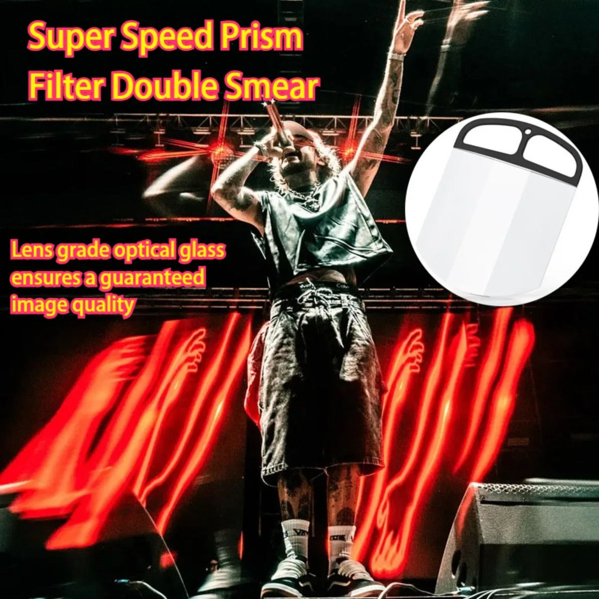 مرشح منشور فائق السرعة، مسحة مزدوجة، مؤثرات خاصة للتصوير الفوتوغرافي Ghost FX، مرشح عدسة المنشور لفيديو الصور لكانون ونيكون