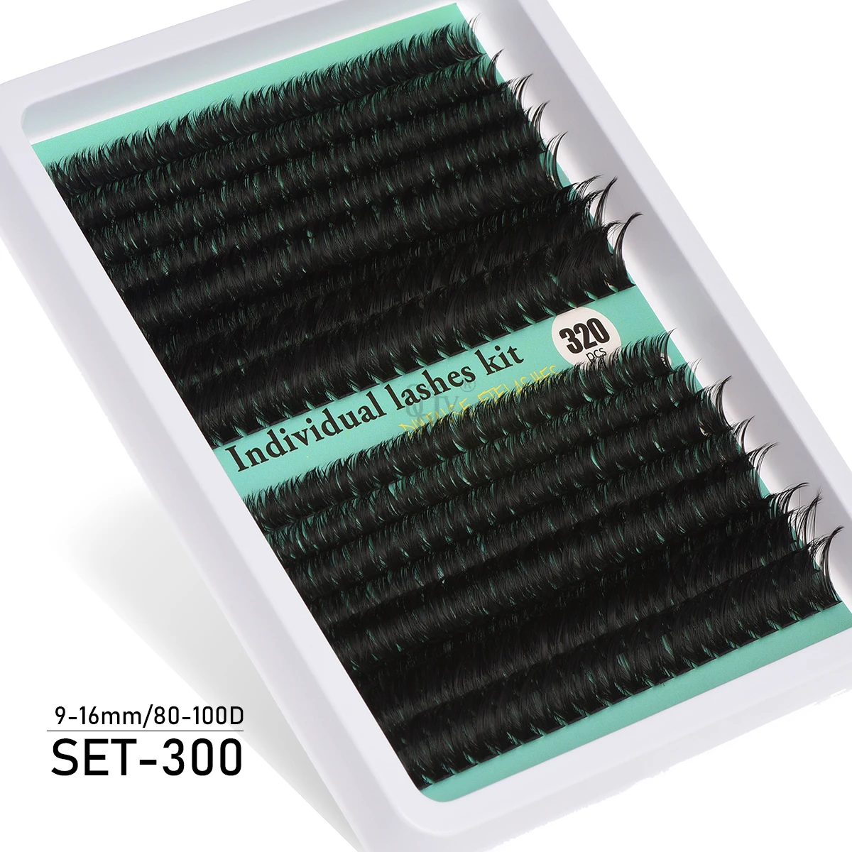 DIY Lashes Extension 320 Bundles Clusters 30D/40D/80D/100D Wispy Natural Thick Individual Eyelashes Mix 9-20mm Cluster Eyelash