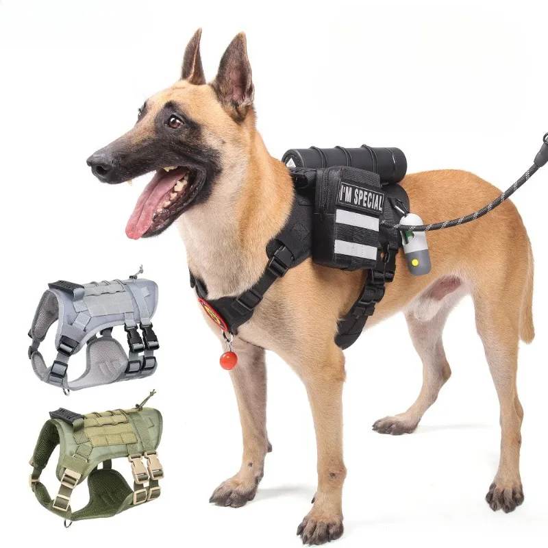 

New Large Dog Vest Outdoor Water-resistant Dog Chest Harness for Medium and Large-sized Dogs