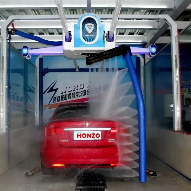 Customized Fully Automatic 360 Degree Rotating Arm Touchless Car Wash Low Cost for Small Business
