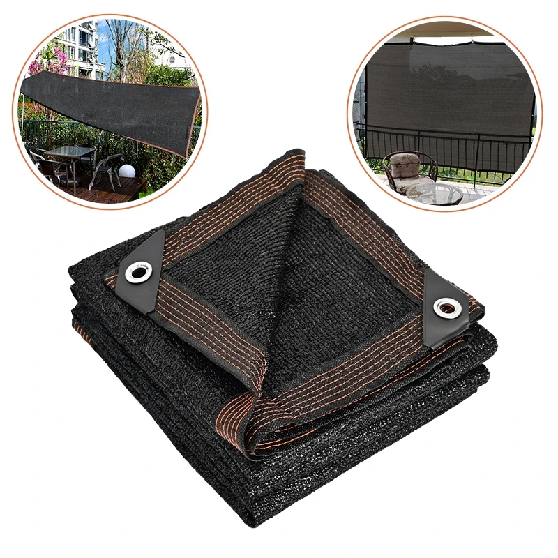 Black Anti-UV Sunshade Net for Car  Swimming Pool Cover  Outdoor  Auto Exterior Awnings  Shelters Garden  Plant Shading Net