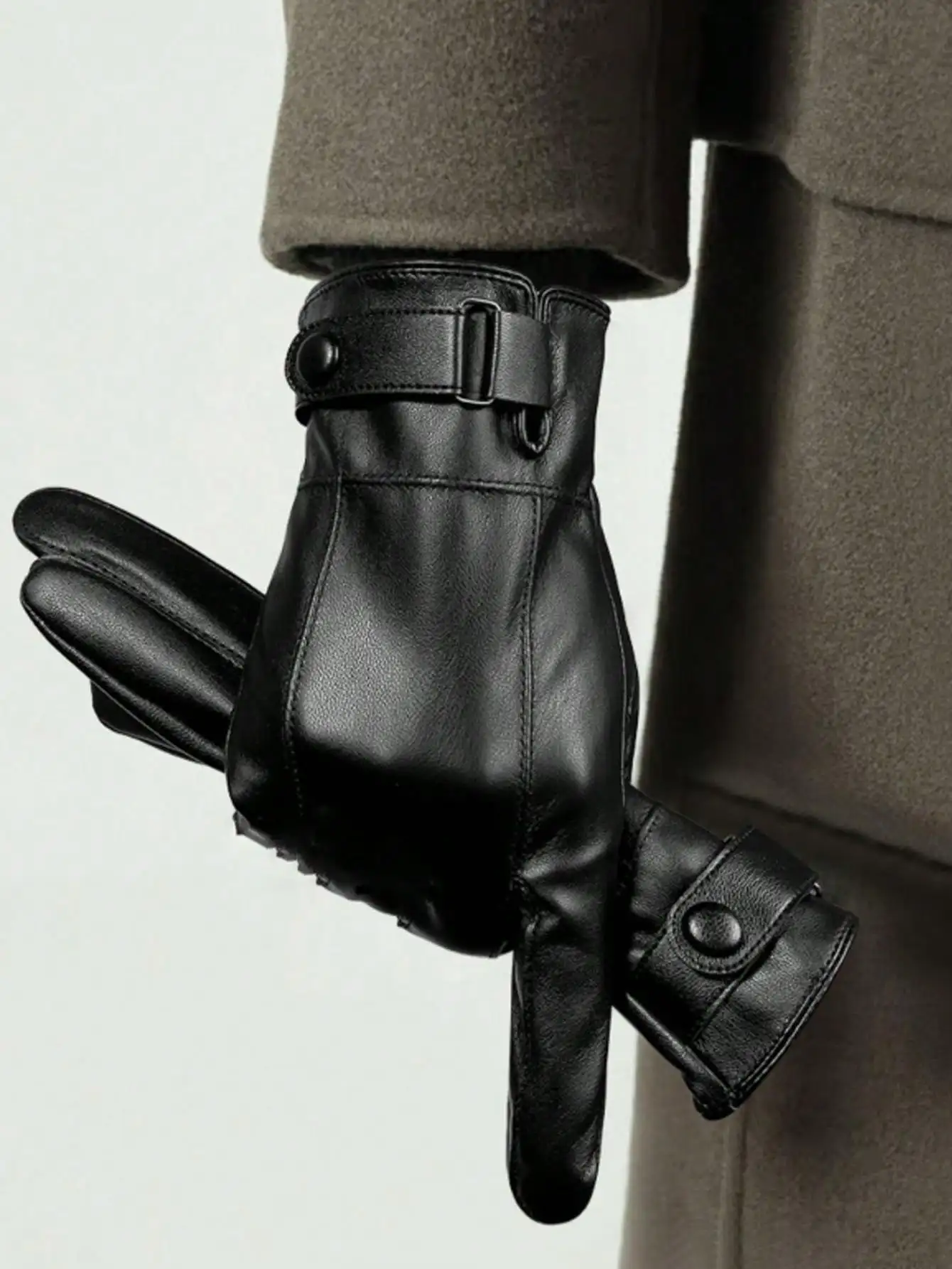 Męskie, ciepłe rękawice do jaz – Leather Driving Glove recenzja i cena
