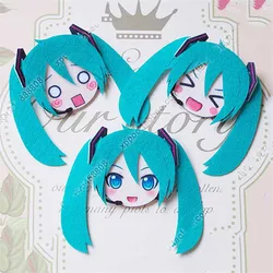 Kawaii Hatsune Miku Brooch Version Q Kagamine Rin Len Hatsune Miku Hair Pin Magnetic Absorption for Refrigerator Girl Accessorie