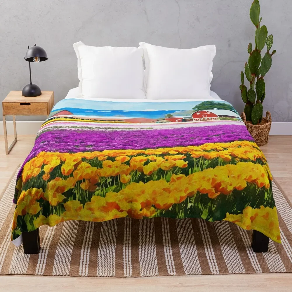 

Skagit Valley Throw Blanket Luxury Brand Cute Bed linens Hair Blankets