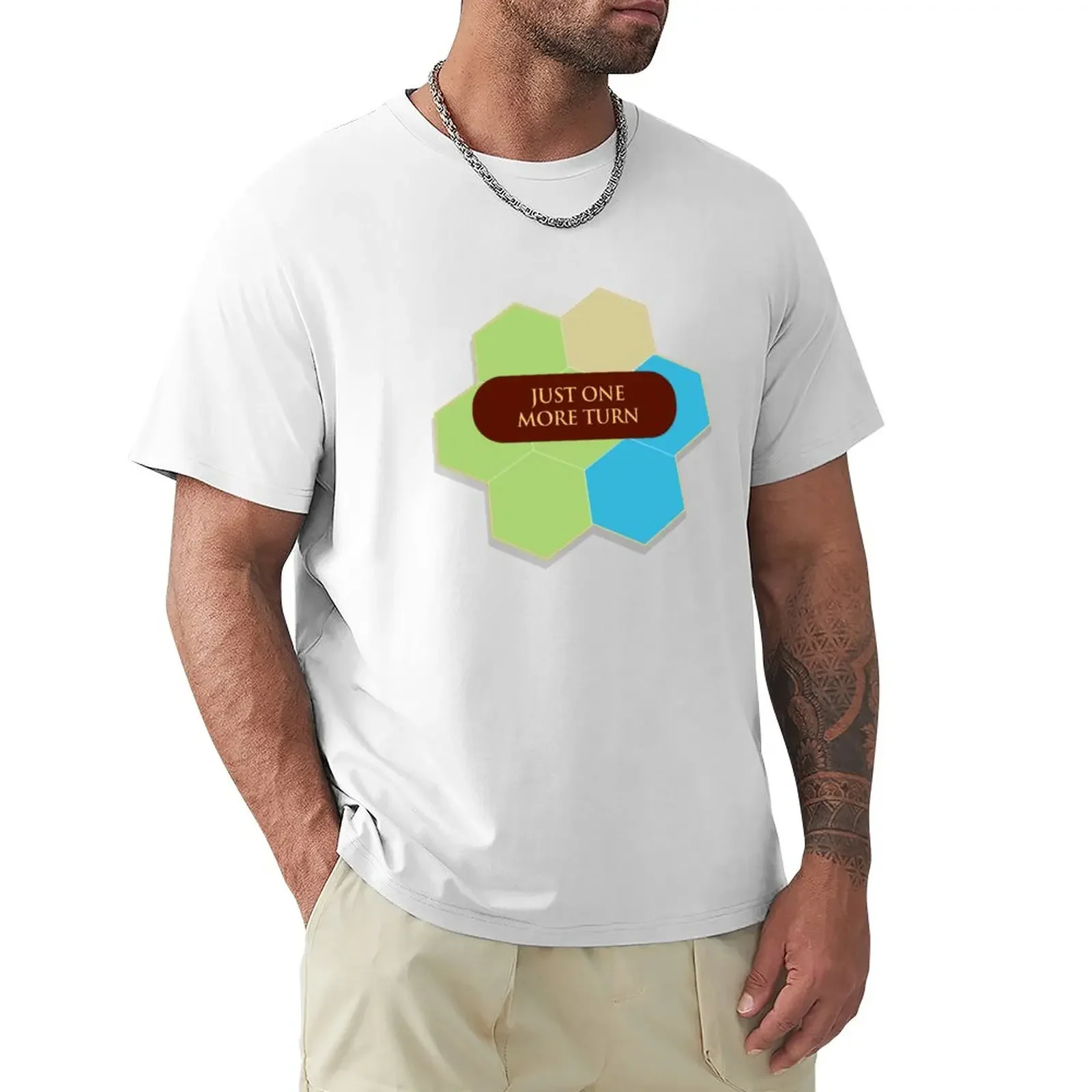 Civilization: Just one more turn T-Shirt hippie clothes customs design your own summer top fitted t shirts for men