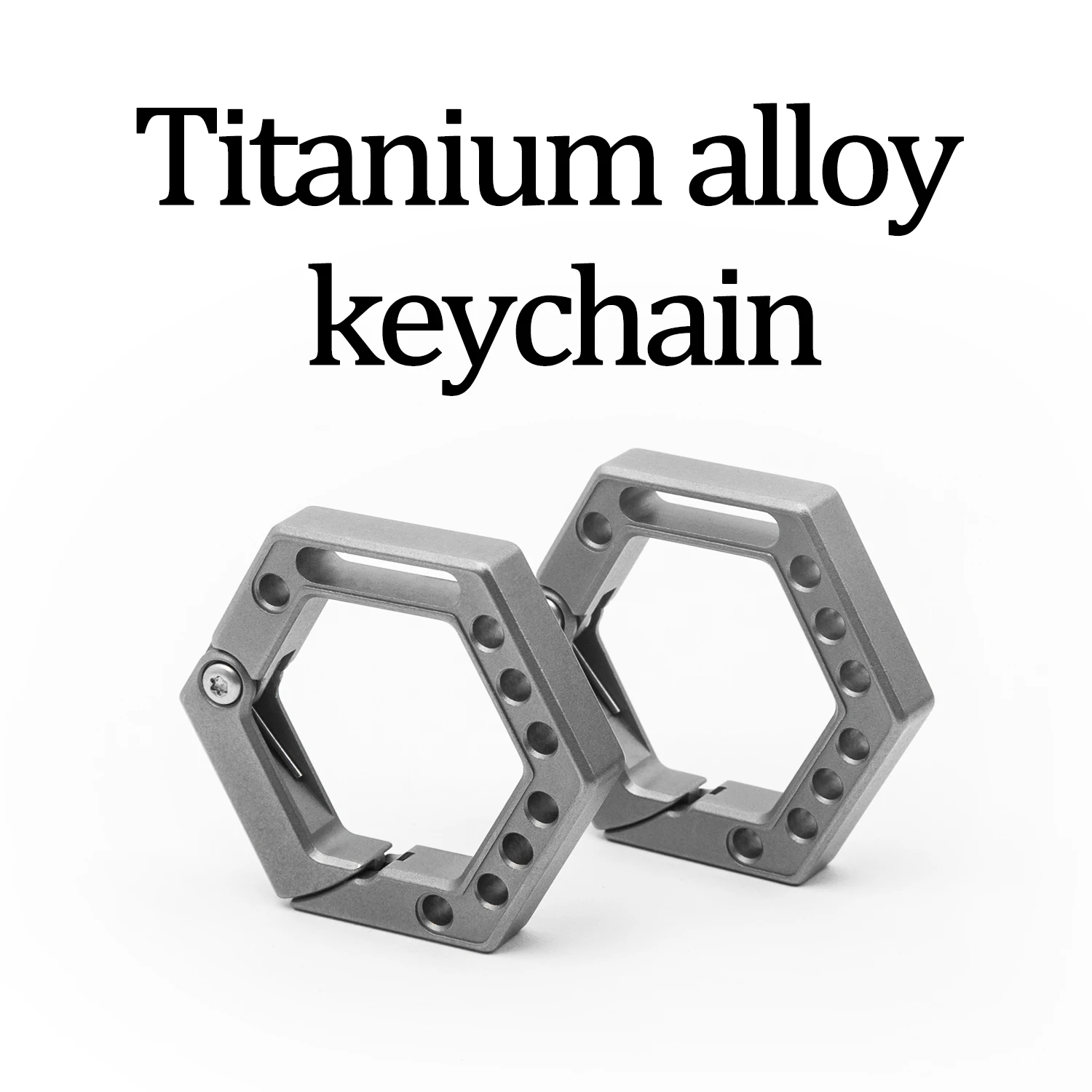 Titanium Alloy Car Keychain Multifunctional Daily Many More Key Storage Portable Outdoor Small Tools With Keyring ﻿