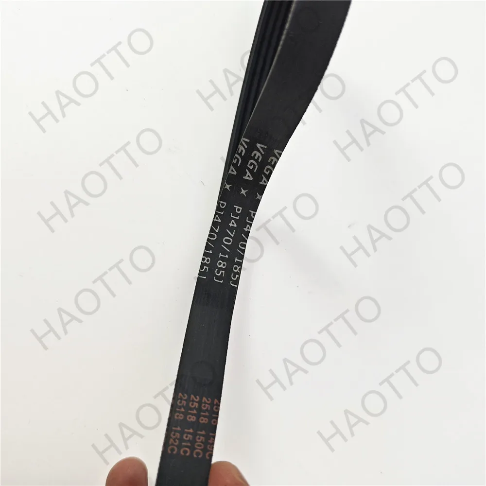 

2PCS V-Belt PJ470 185J 5Ribs 6Ribs 7Ribs 8Ribs Lawn mower motor belt