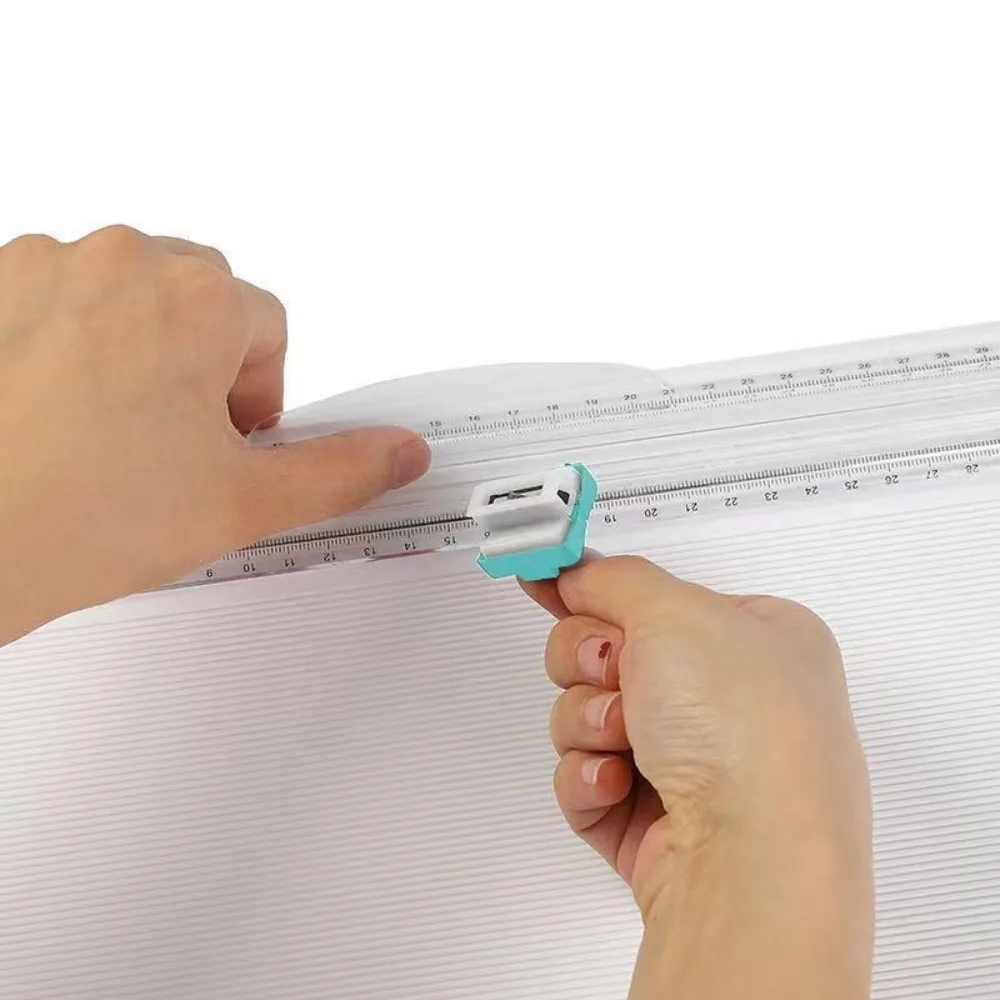Cortador de Papel A4 2 en 1 Plegable, Herramienta de Puntuación de Doble Propósito, Recortadora para Scrapbooking, Tarjetas y Manualidades DIY