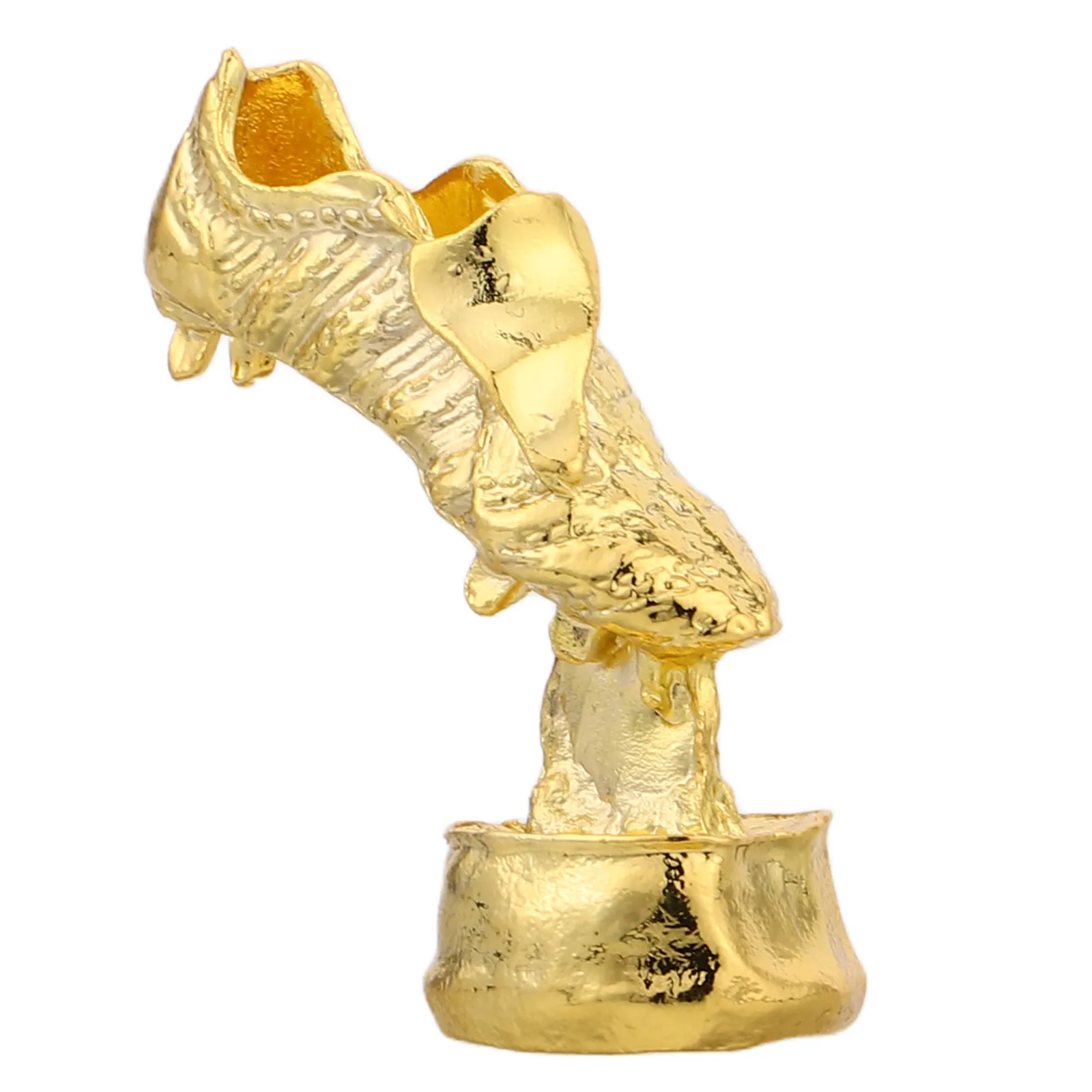 

Mini Golden Soccer Boot Trophy Decorative Award for Top Scorer Football Competition Team Ceremony Soccer Awards Display Ornament