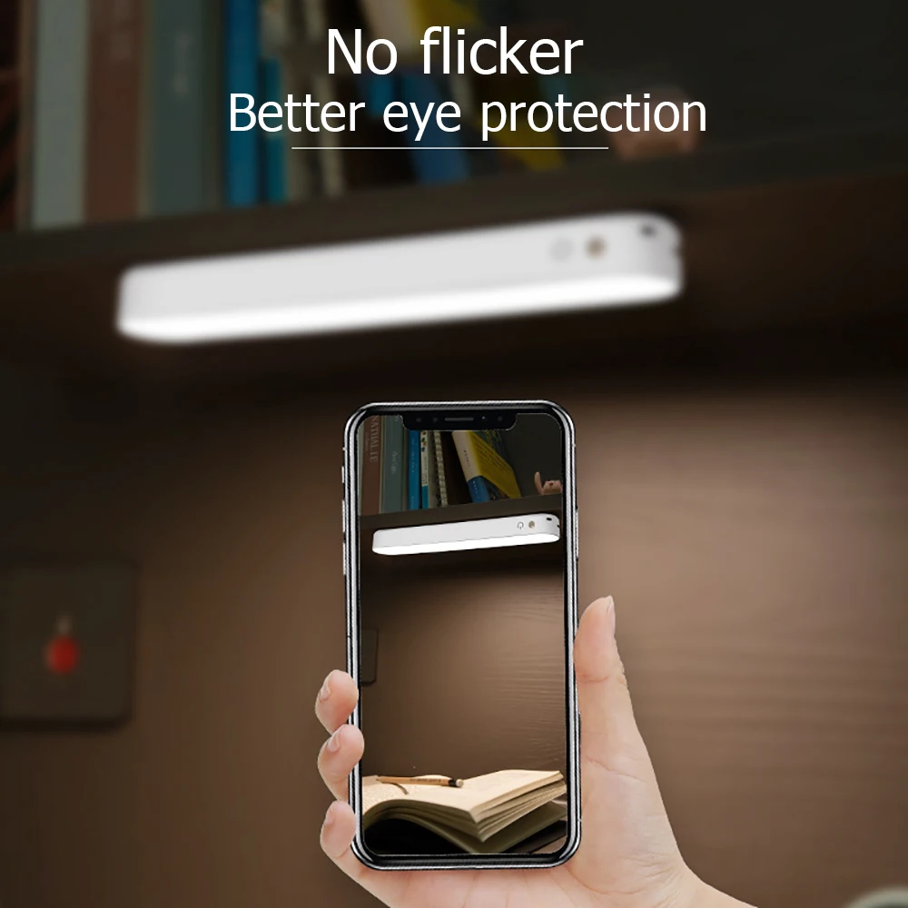 

Table Lamp Desk Lamp USB LED Office Rechargeable Hanging Magnetic Stepless Dimming Bedroom Night Lamp Reading Light