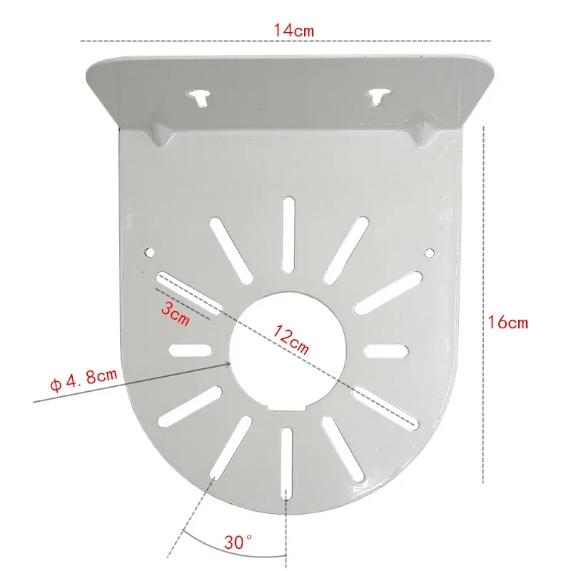 ANPWOO Universal 3-6 Inch Spherical Network Dome Camera Wall-mounted Metal Rack for Monitoring Dome Bracket