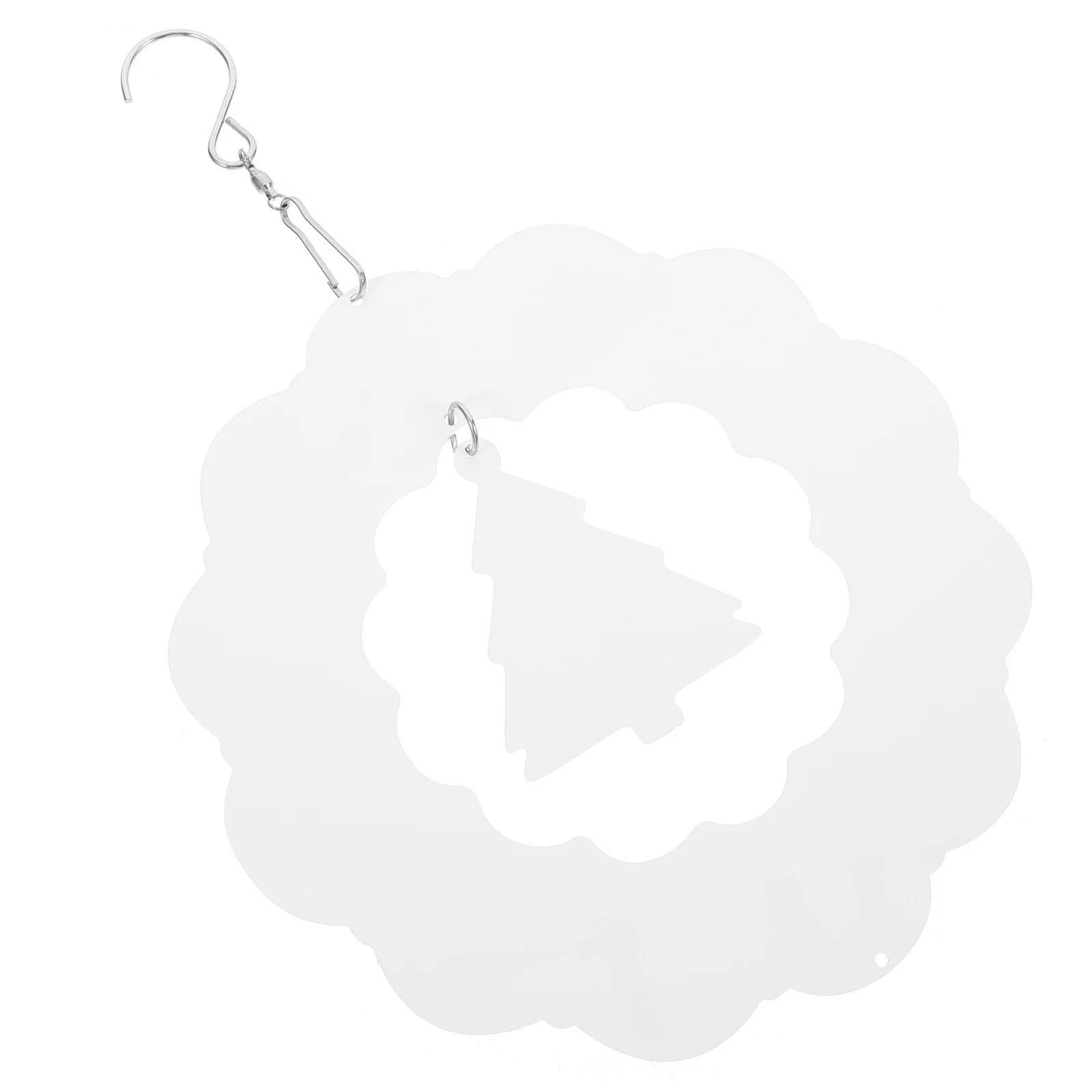 

Wind Spinner Blank for Sublimation Strong Aluminum Hanging Garden Decoration Rotating Outdoor Indoor Decor Christmas Tree