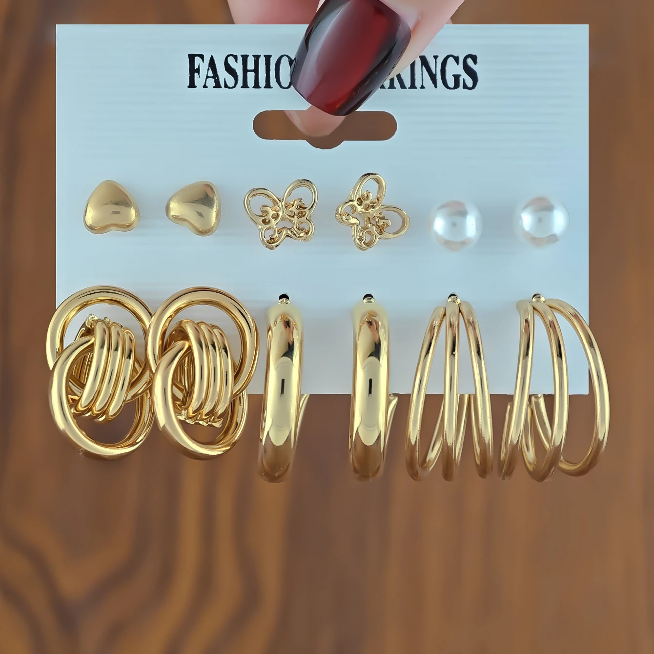 Cross-Border Hot-Selling EU/US Style Fashion Minimalist Women's Earring Set - Elegant, Versatile, Bold, High-End Drop Earrings