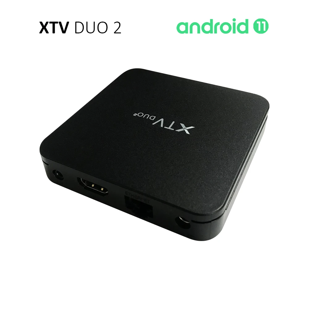 XTV DUO 2 Android 11 Stalker TV Box يدعم Xtream 4K HEVC H.265 BT5 WiFi5 2G 16G XTVDUO2 OTT فك مشغل البث المباشر