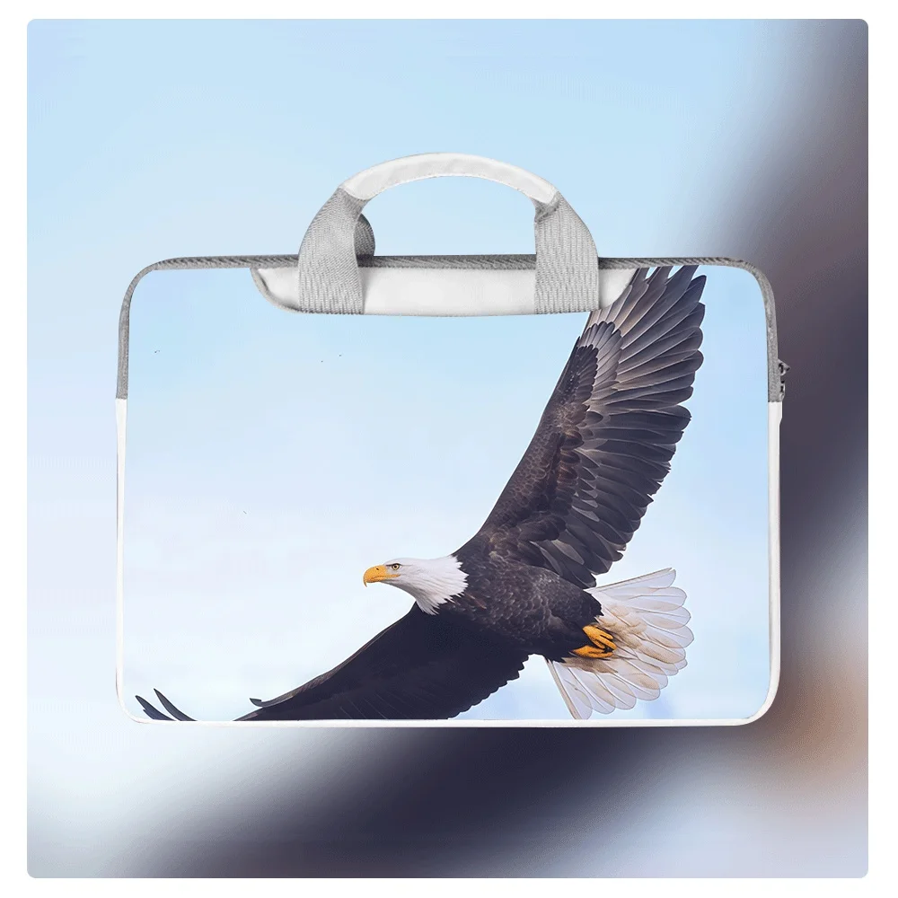 

Милый чехол для ноутбука с изображением орла, 12, 13, 14, 15, 16 дюймов, водонепроницаемая сумка-мессенджер из ПУ, подходит для ноутбуков, планшетов, обучающих устройств, в подарок