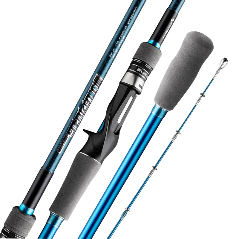 FJORD Fishing Rod 1.95m 2.15m 2.35m Carbon Fiber Telescopic Fishing Rods For Saltwater Boat Fishing