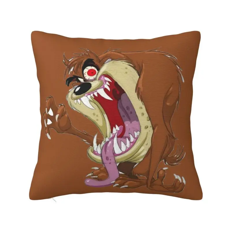 

Custom Anime Tasmanians Devils Cushion Covers Sofa Living Room Square Throw Pillow Cover