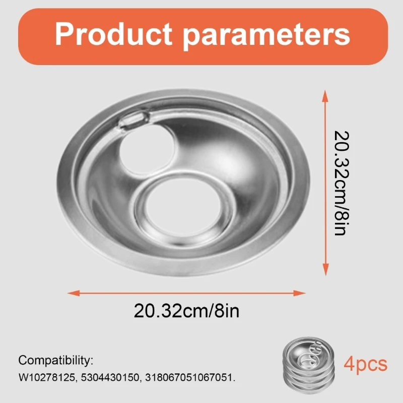 Đầu đốt CPDD Chảo Khay hứng nước Đốt Bát nhỏ giọt Khay hứng nước hiệu quả Bộ phản xạ bát
