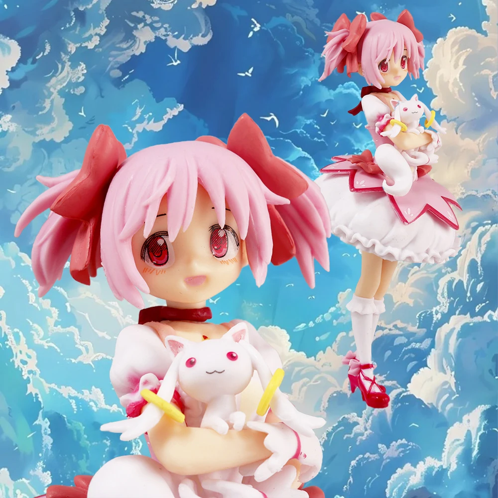 18cm 마법소녀 마도카☆마기카 카나메 마도카 PVC 애니메이션 액션 피규어 모델 애니메이션 만화 모델 장난감 선물