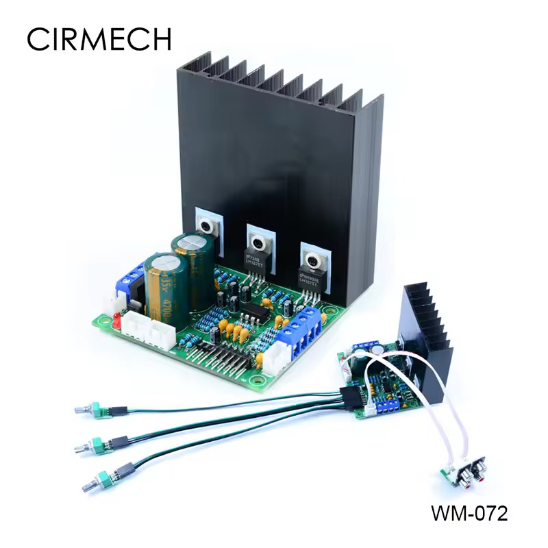CIRMECH-placa amplificadora de potencia LM1875, subwoofer de ordenador hifi 2,1, altavoz de 3 canales, subwoofer, placa amplificadora de potencia de sonido
