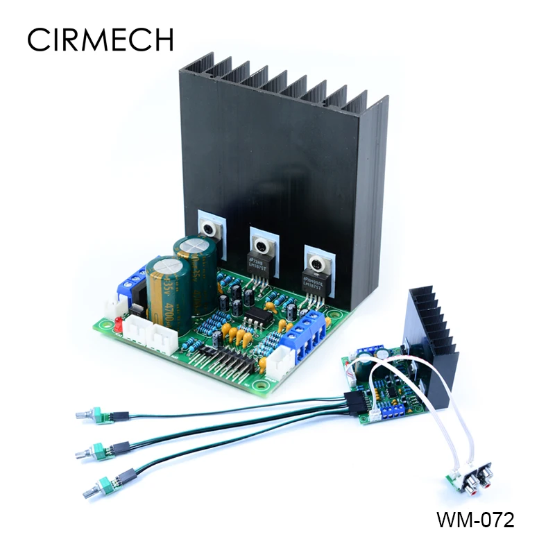 CIRMECH LM1875 hifi computer subwoofer 2.1 power amplifier board 3-channel speaker subwoofer sound power amplifier board