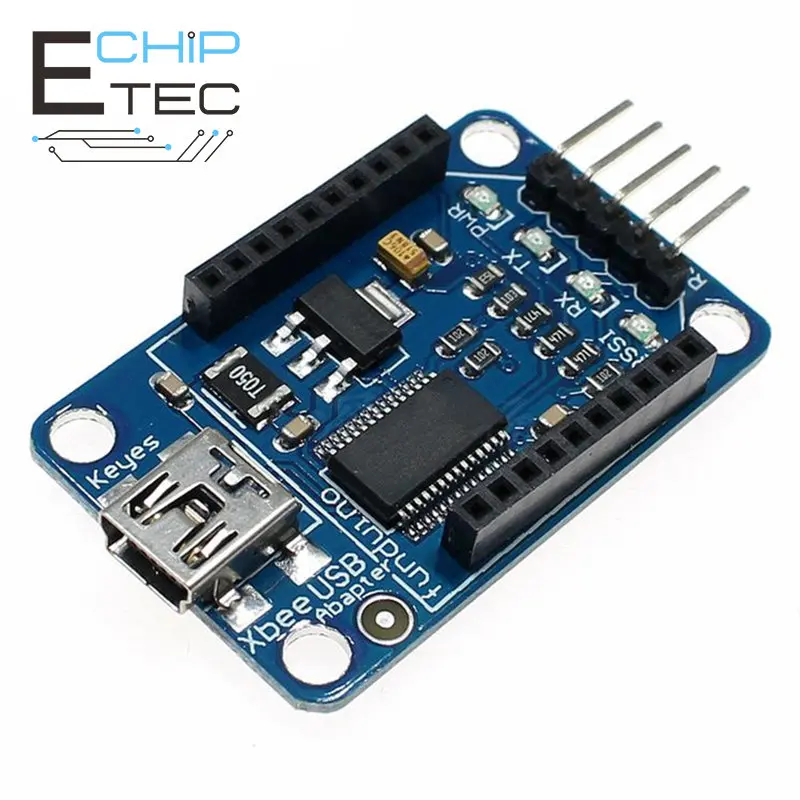 

Free shipping 1PCS XBee Explorer Xbee USB Mini Adapter Module Board Base Shield Multifunction