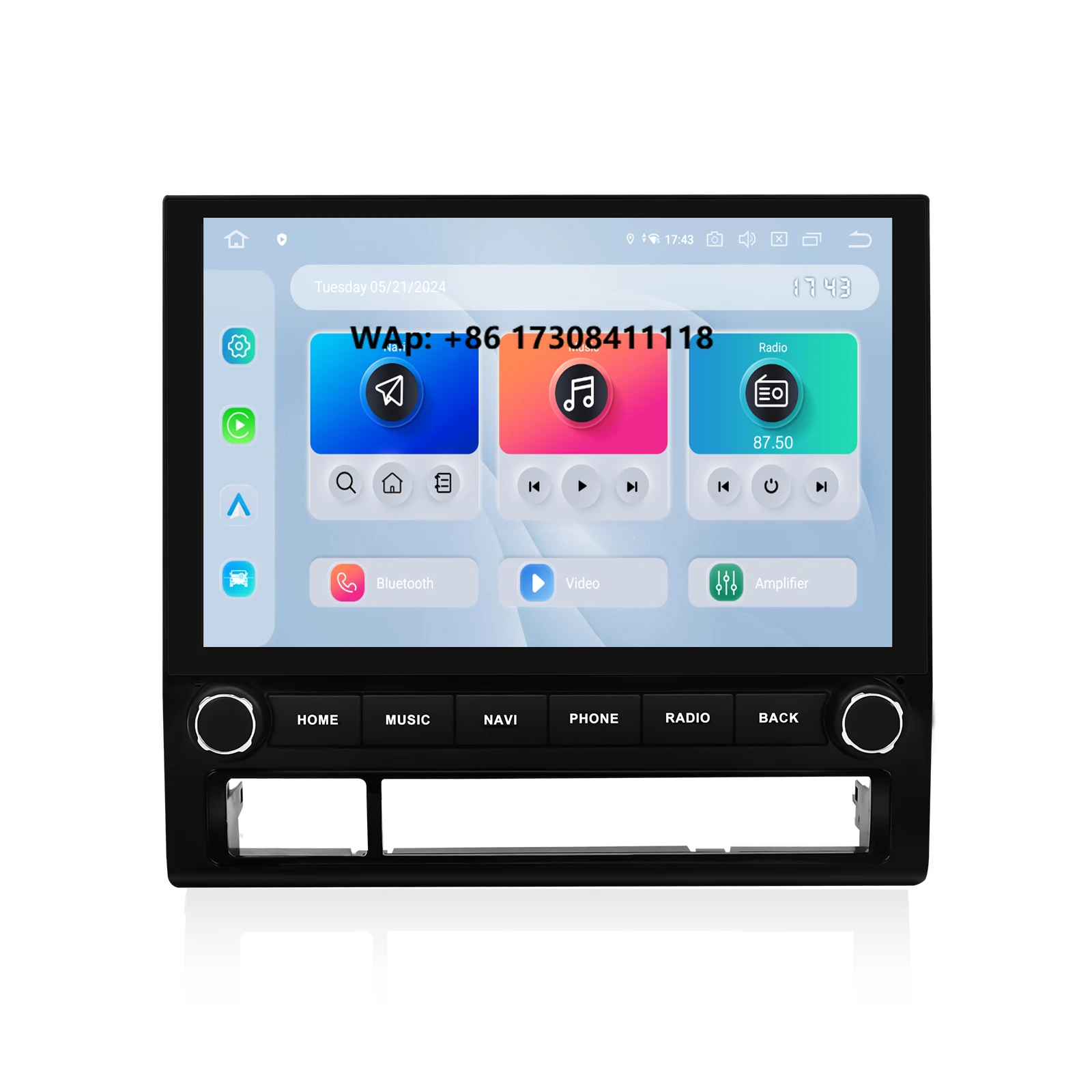 

Car Multimedia Player Car Stereo Head Unit 10 Inch Android 13 Carplay Infotainment System MP3 OLED Touchscreen